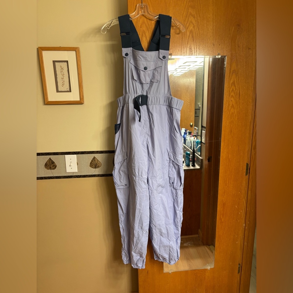 Free Peopke Movement Morning Meadow Overalls in huckleberry